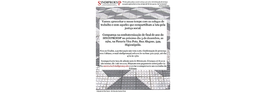 Confraternização Sindiproesp – 2024